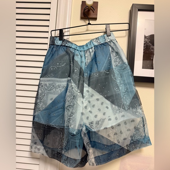 Staud Patchwork Bandanna Shorts - Picture 2 of 3